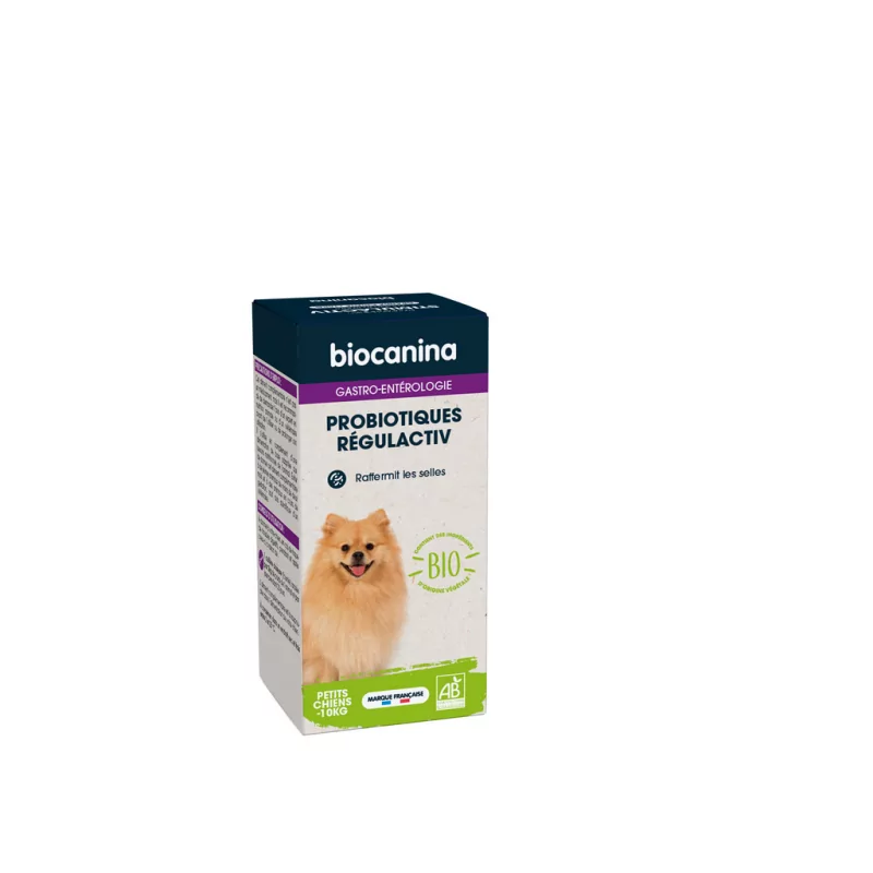 Biocanina Probiotiques Régulactiv Petits Chiens 35g - Univers Pharmacie