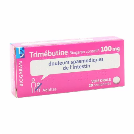 Biogaran Trimébutine 100mg 20 comprimés - Univers Pharmacie