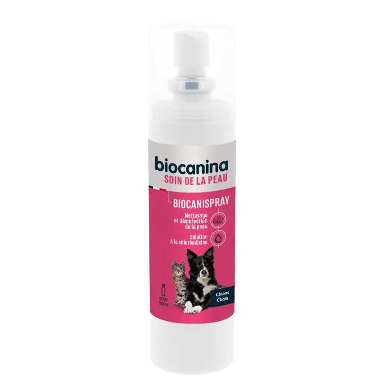 Biocanina Dermatologie Biocanispray Chien et Chat 100ml Biocanina Dermatologie Biocanispray Chien et Chat 100ml
