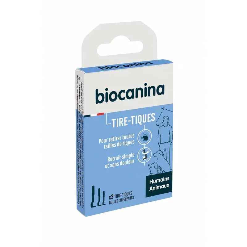 Biocanina Tire-Tiques 3 formats - Univers Pharmacie Biocanina Tire-Tiques 3 formats - Univers Pharmacie