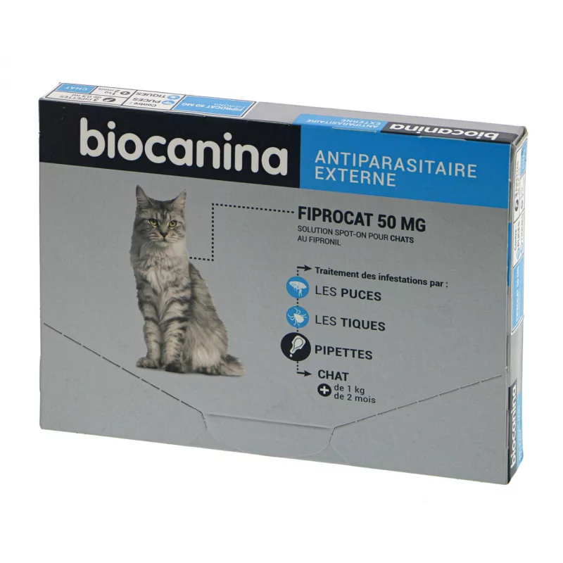 Biocanina Fiprocat 50mg X3