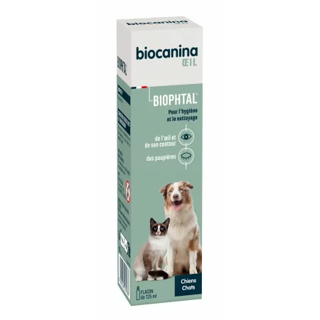 Biophtal Biocanina Opthlamologie 125ml - Univers Pharmacie