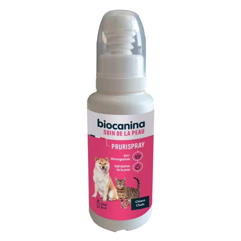 Biocanina Prurispray Solution Apaisante 80ml