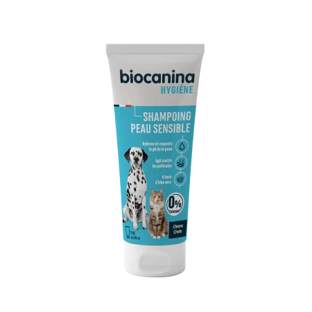 Biocanina Shampoing Peau Sensible Chiens et Chats 200ml - Univers Pharmacie