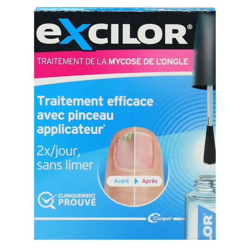 Excilor Traitement de la Mycose de l'Ongle 3,3ml - Univers Pharmacie