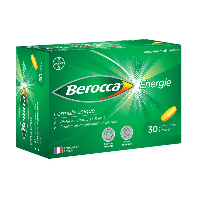 Berocca Energie 30 comprimés - Univers Pharmacie