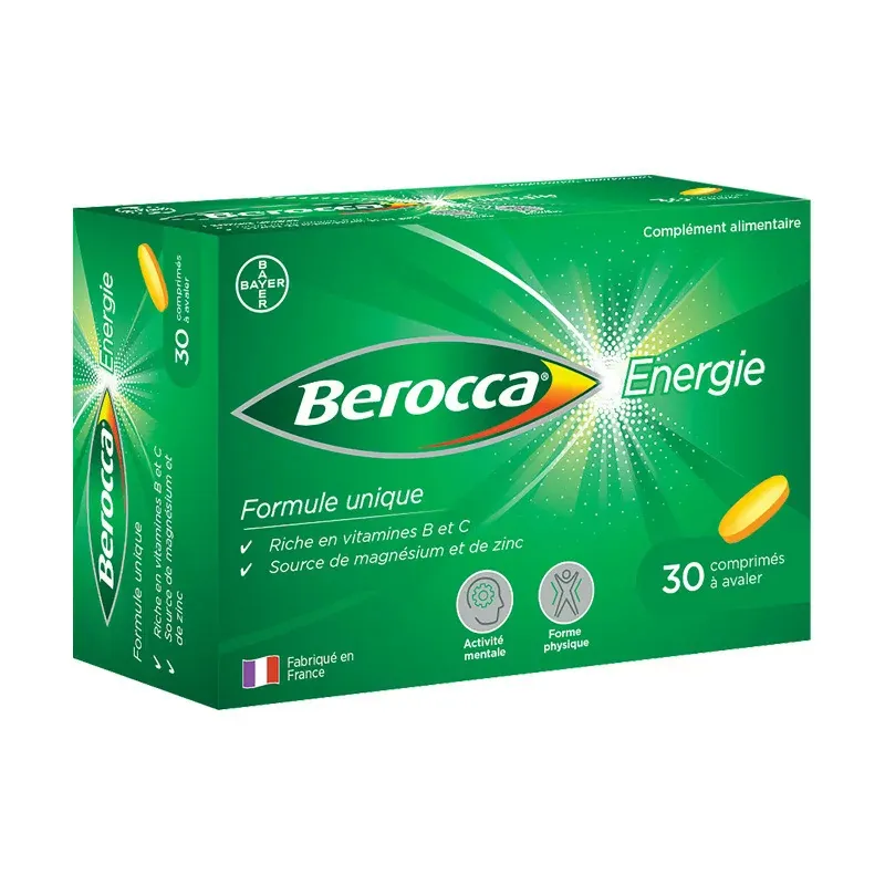 Berocca Energie 30 comprimés - Univers Pharmacie Berocca Energie 30 comprimés - Univers Pharmacie