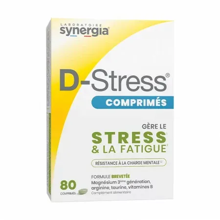 Synergia D-stress 80 comprimés - Univers Pharmacie