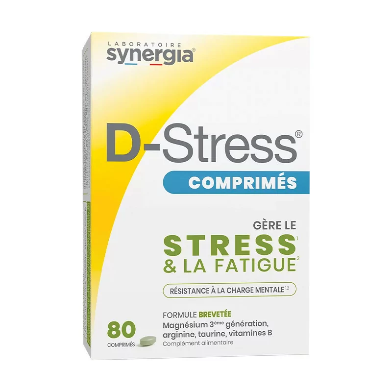 Synergia D-stress 80 comprimés - Univers Pharmacie