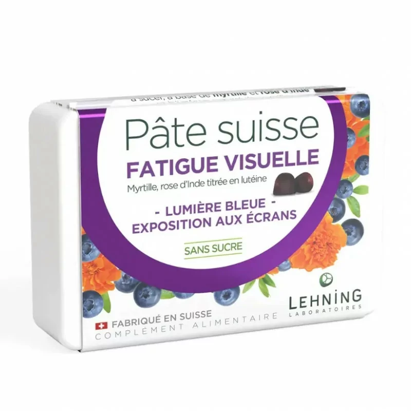 Lehning Pâte Suisse Fatigue Visuelle 50g  - Univers Pharmacie