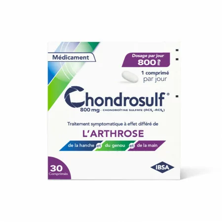 Chondrosulf 800mg 30 comprimés - Univers Pharmacie