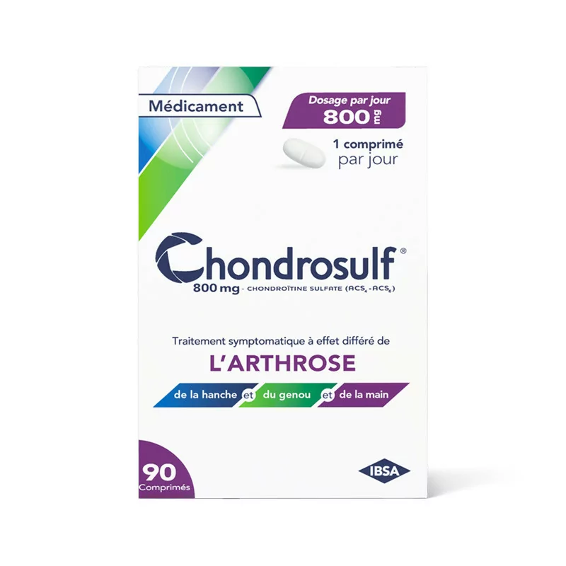 Chondrosulf 800mg 90 comprimés - Univers Pharmacie