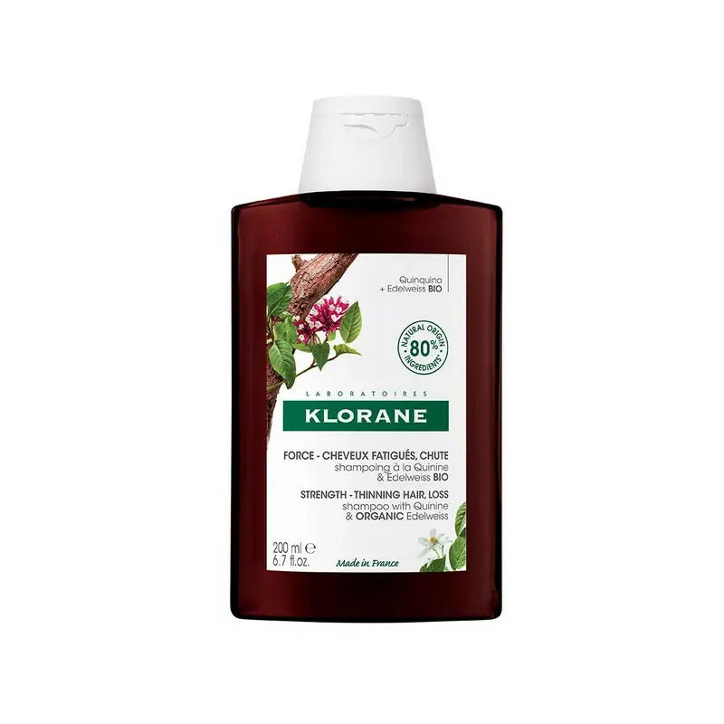 Klorane Shampooing à la Quinine & Edelweiss 200ml - Univers Pharmacie