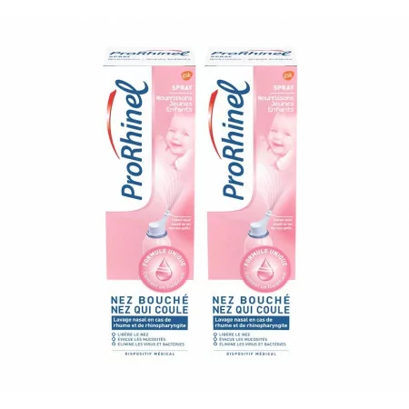 ProRhinel Spray Nourrissons/Jeunes Enfants 2X100ml - Univers Pharmacie