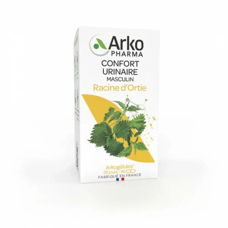 Arkopharma Confort Urinaire Masculin Racine d'Ortie 45 gélules - Univers Pharmacie