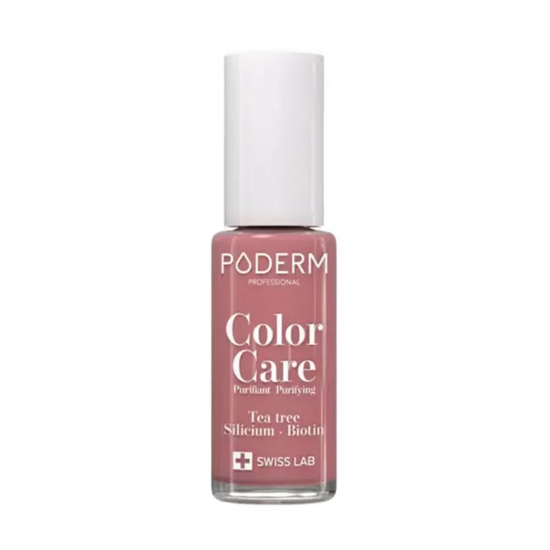 Poderm Color Care Vernis à Ongles Tea Tree Bois de Rose 8ml - Univers Pharmacie