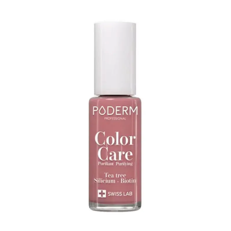 Poderm Color Care Vernis à Ongles Tea Tree Bois de Rose 8ml - Univers Pharmacie