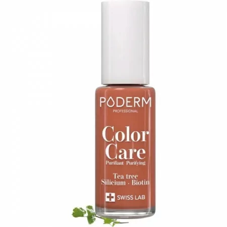 Poderm Color Care Vernis à Ongles Tea Tree Terracotta 8ml - Univers Pharmacie