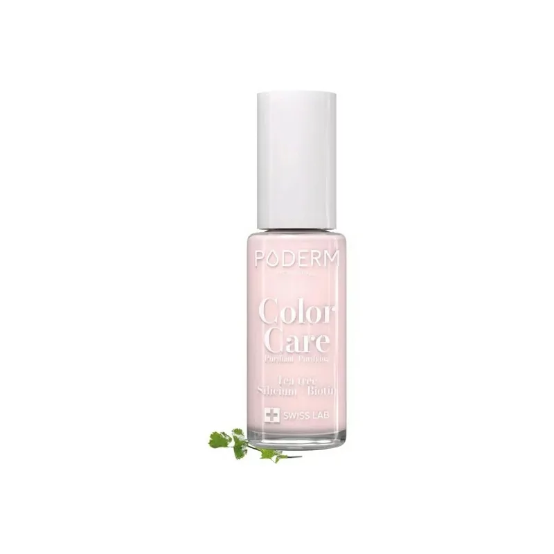 Poderm Color Care Vernis à Ongles Tea Tree Nude Blush 8ml - Univers Pharmacie