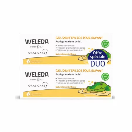 Weleda Gel Dentifrice pour Enfant 2X50ml - Univers Pharmacie