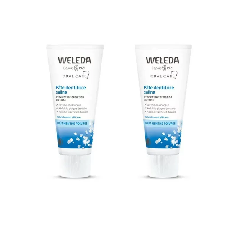 Weleda Pâte Dentifrice Saline 2X75ml