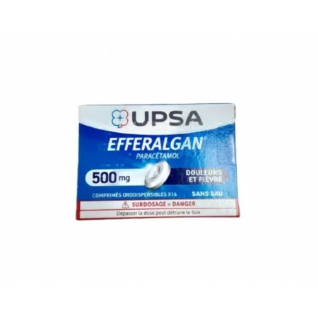 Efferalgan 500mg sans eau 16 comprimés