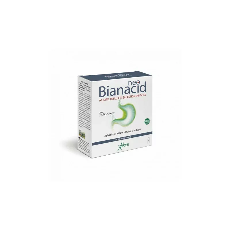 Aboca NeoBianacid goût menthe 20 sachets-dose - Univers Pharmacie