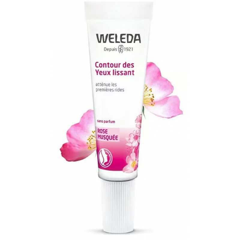 Weleda Rose Musquée Contour des Yeux Lissant 10ml - Univers Pharmacie