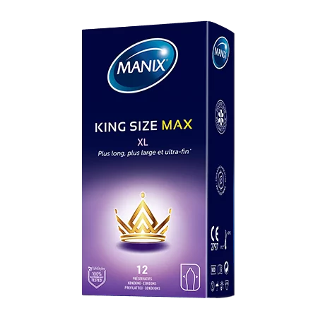 Manix King Size XL Max 12 préservatifs - Univers Pharmacie