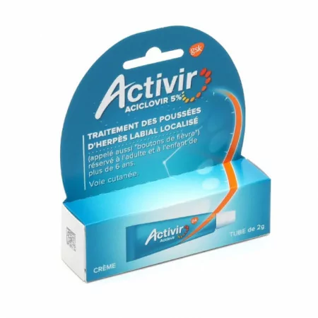 Activir Aciclovir 5% Crème 2g - Univers Pharmacie