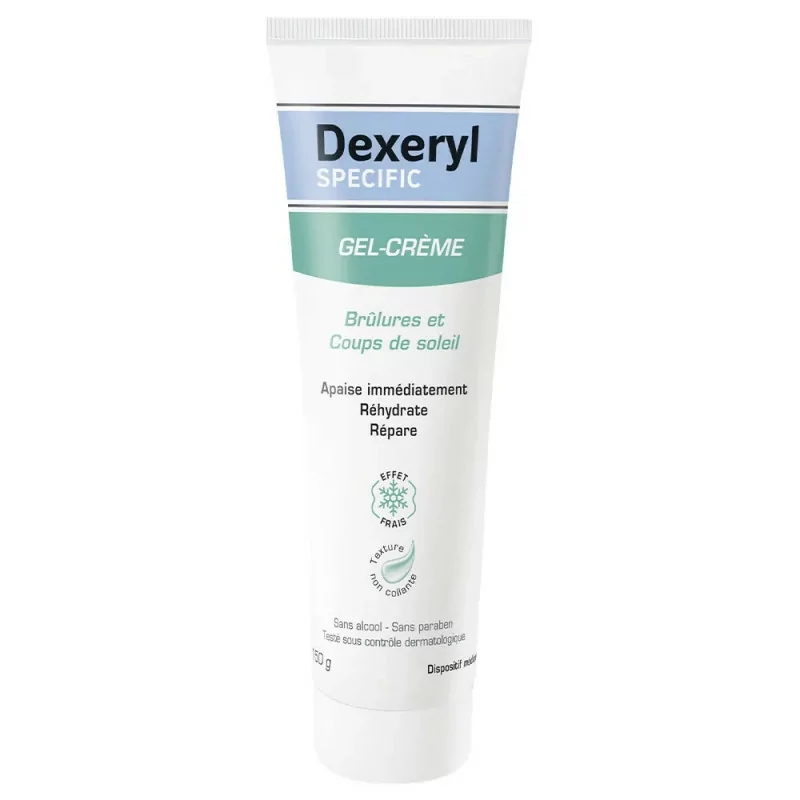 Dexeryl Specific Gel-Crème Brûlures Coups de Soleil 150g