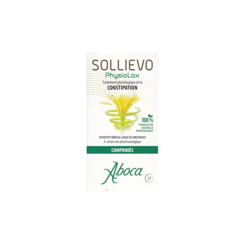 Sollievo Physiolax Constipation 27 comprimés - Univers Pharmacie