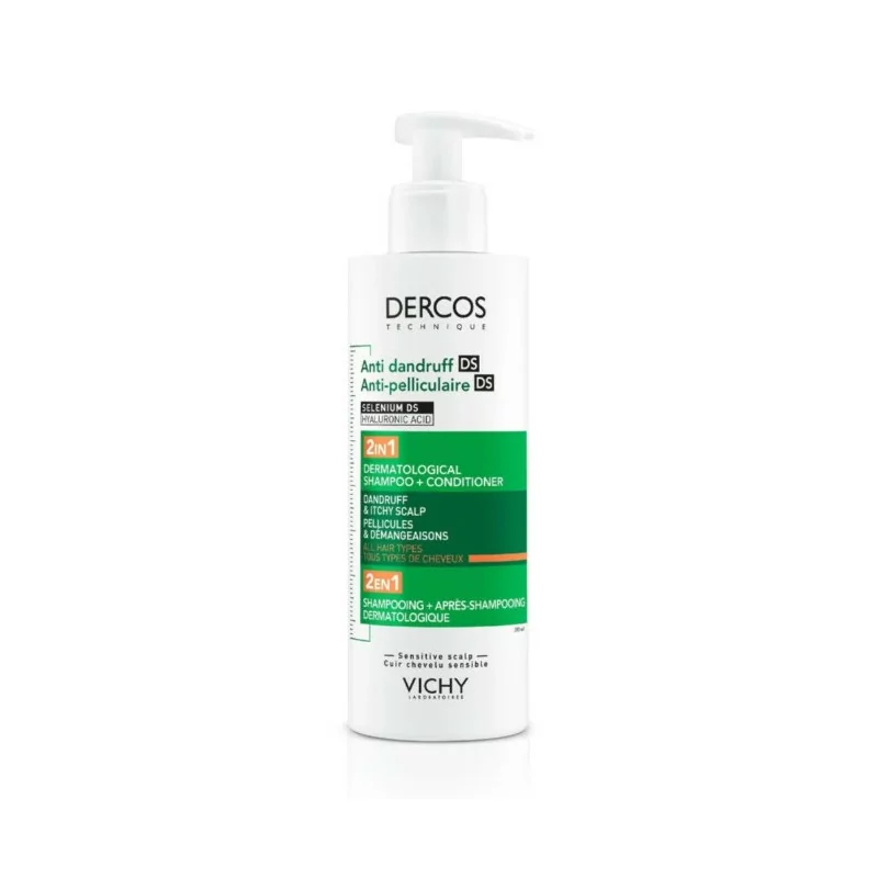 Vichy Dercos Shampooing Anti-pelliculaire Démêlant Traitant 390ml - Univers Pharmacie