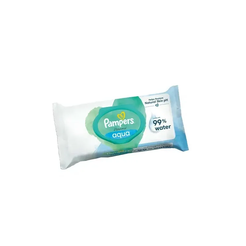 Pampers Harmonie Aqua Lingettes X48 - Univers Pharmacie
