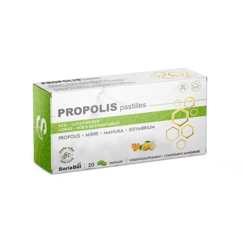 SoriaBel Propolis Pastilles X20  - Univers Pharmacie