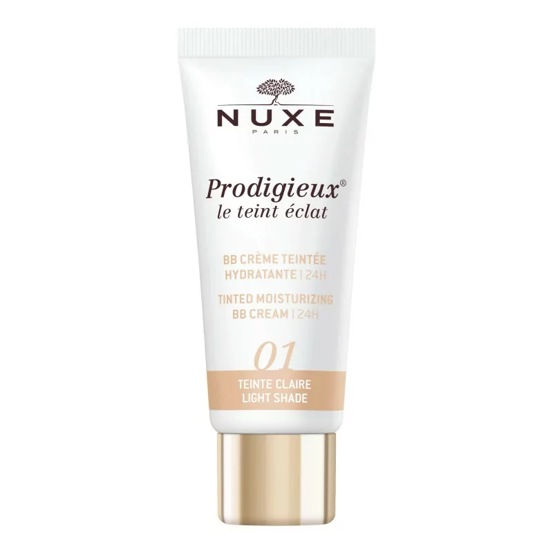 Nuxe Prodigieux Le Teint Eclat BB Crème Teintée Hydratante 03 Teinte Claire 30ml - Univers Pharmacie