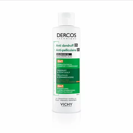 Vichy Dercos Shampooing Anti-pelliculaire Démêlant Traitant 200ml - Univers Pharmacie