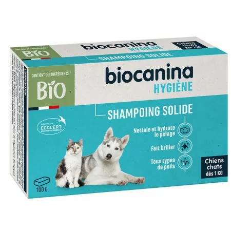 Biocanina Shampooing Solide Bio Chien et Chats dès 1kg 100g - Univers Pharmacie