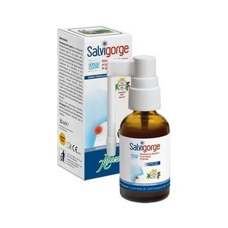 Aboca Salvigorge 2 Act Spray 30ml - Univers Pharmacie