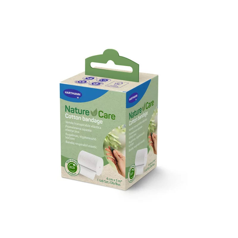 Hartmann Nature Care Fixation Bandage Coton 6cmx5m - Univers Pharmacie