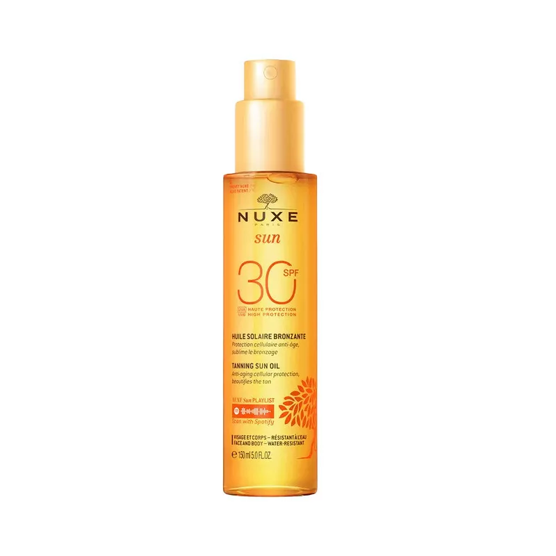 Nuxe Sun Huile Bronzante Haute Protection 30 SPF 150ml