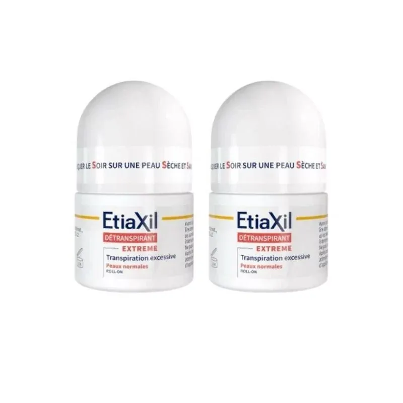 Etiaxil Détranspirant Extreme Peaux Normales 2X15ml - Univers Pharmacie