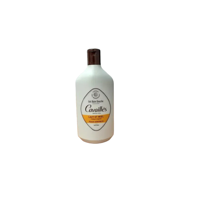 Roger Cavaillès Gel Bain Douche Lait et Miel Peaux Sensibles 400ml - Univers Pharmacie