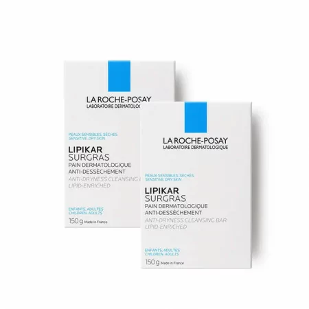 La Roche-Posay Lipikar Pain Dermatologique Surgras 2X150g - Univers Pharmacie