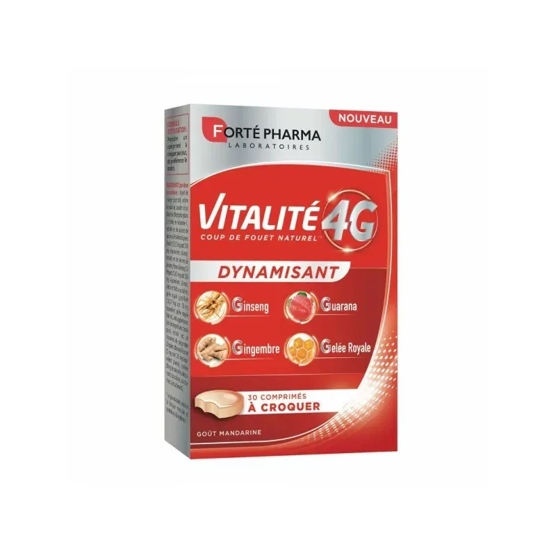 Fort Pharma Vitalit 4G Dynamisant 30 Comprim s Croquer Univers 