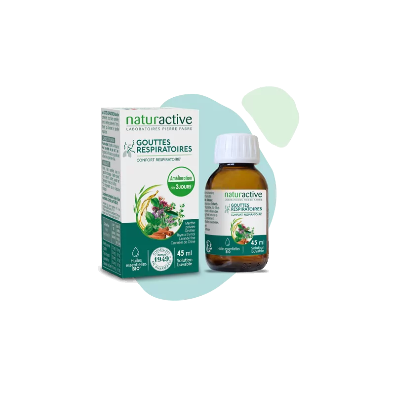 Naturactive Gouttes Respiratoires 45ml - Univers Pharmacie