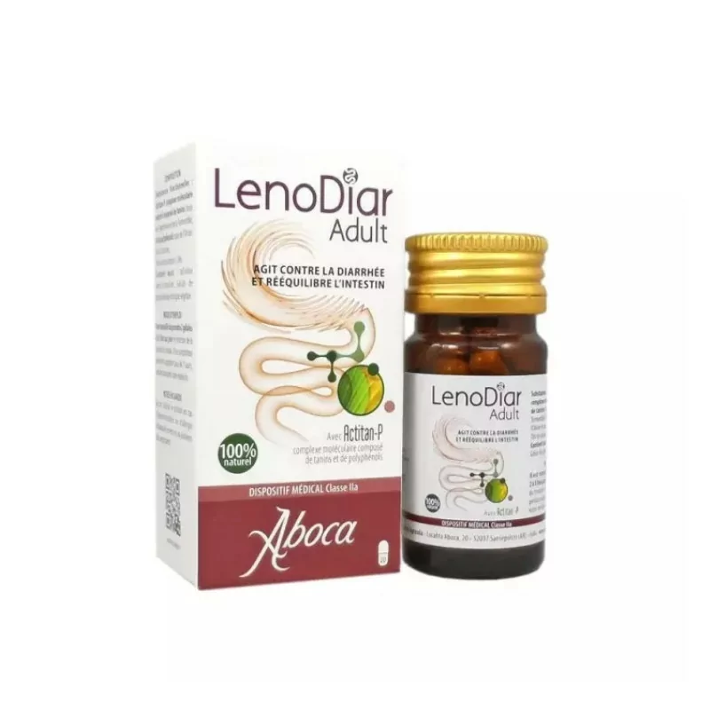 Aboca LenoDiar Adult 20 gélules - Univers Pharmacie