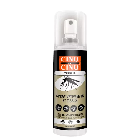 Cinq sur Cinq Spray Vêtements et Tissus 100ml - Univers Pharmacie