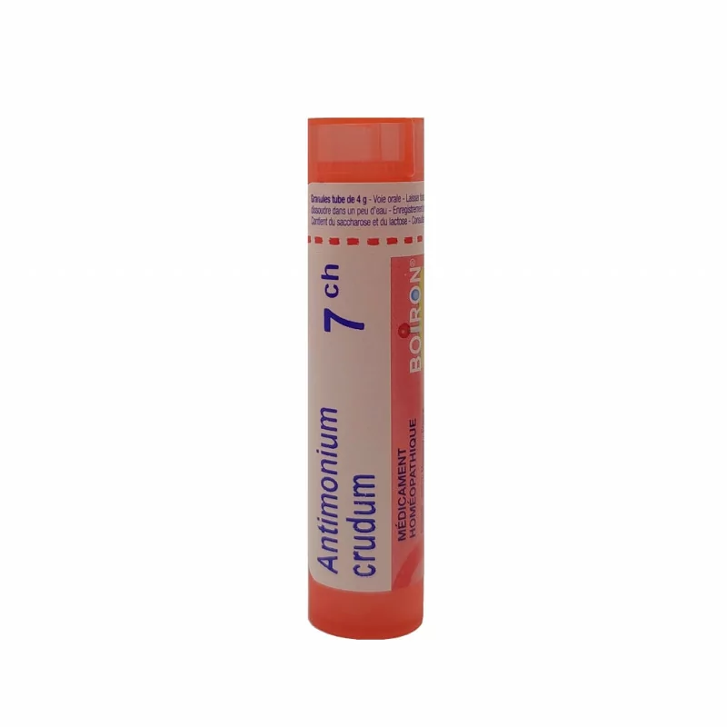 Boiron Antimonium Crudum 7ch tube granules - Univers Pharmacie