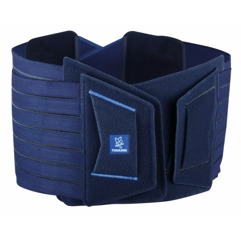 Thuasne Lombatech Ceinture de Soutien Lombaire Noir Bleuté 26-32cm Taille 2 - Univers Pharmacie